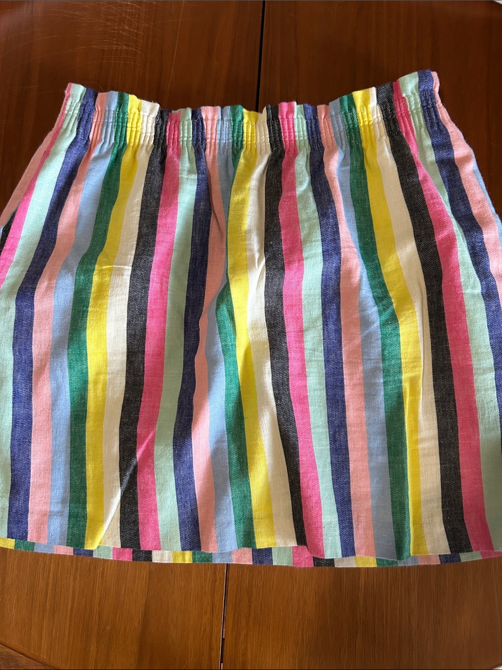 J. Crew Multicolor Striped Skirt